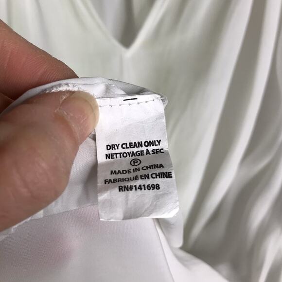 Ramy Brook Sheila Hoop-Hardware Top Wmns XS Ruffle Long Sleeve Peasant - Picture 8 of 10